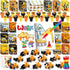 BenLouis 84Pcs Construction Party Favors Excavator Theme Coloring Books Crayons Sticker Set