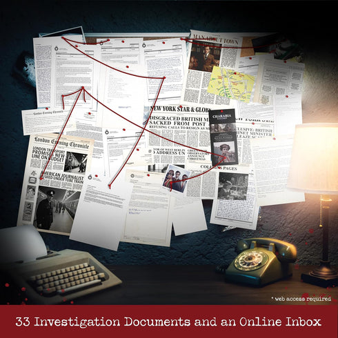 Cryptic Killers Unsolved Murder Mystery Game - Cold Case Files Investigation for Individuals, Date Nights & Parties
