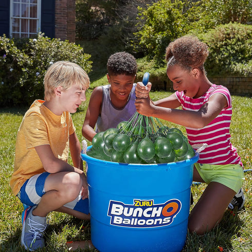 Bunch O Balloons 6 Pack - Rapid-Filling Grenade-Colored Water Balloons (210 Balloons), Green