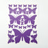 Jeyfel Butterfly Wall Decals - Purple, Pink & Turquoise Set for DIY Decoration, Nursery Room Decor