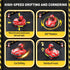 Kids Remote Control Car Toys Set, 2 Pack RC Battle Stunt Cars with LED Lights & Sound for Ages 2-12