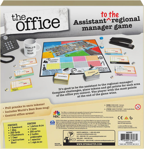 The Office TV Show Assistant to The Regional Manager Party Game for Adults and Teens Ages 16+