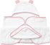 Set Set) Channing & Yates Premium Boutique Hooded Baby Towels and Washcloth - Organic Viscose Made from Bamboo Baby