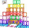PicassoTiles PT42 Magnetic Blocks, See-Through Shape STEM Toys for Boys & Girls 3+, Educational Playset Compatible with