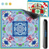 LZSIG Mahjong Mat for Table (33"33"), 3mm Anti-Slip Noise Reduction Gaming Mat