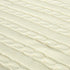 NTBAY 100% Pure Cotton Cable Knit Toddler Blanket, Super Soft Warm, 30x40 Baby Blanket for Crib, Ivory