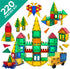 Tytan TILES 220-Piece SUPERSIZED Magnetic Tiles Building Set - 1000s of Creations, Kids’ STEM Toy, Architecture, Ages 3