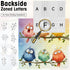 1000 6 22.8x22.8 Funny Birds Piece Puzzle for Adults, Puzzles with Letters on Back, Cute Cartoon Birds Pastel