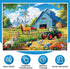 300 8-10,Challenging Gift,20.5 15 Pieces Puzzles for Adults,Farm Animals Puzzles for Adults,Large Piece Puzzle