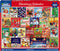 White Mountain 1000 Piece Jigsaw Puzzle Winter Christmas Holiday Puzzles for Adults