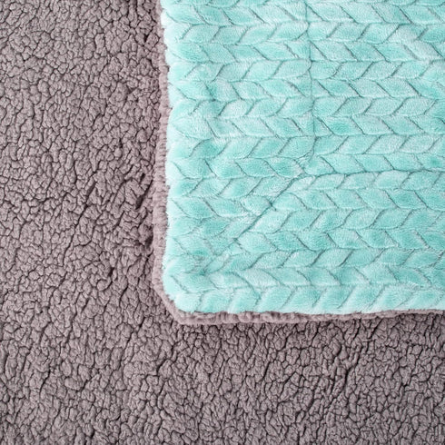 Cozy (40" 48", Fuzzy Blanket or Fluffy Blanket for Baby Girl or boy, Soft Warm Coral Fleece Toddler, Infant or Newborn