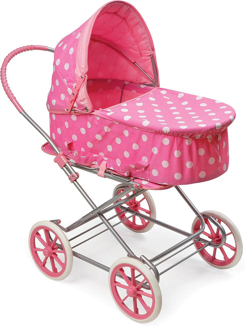 Badger Basket Just Like Mommy 3-in-1 Toy Doll Pram Stroller and Carrier for 18-22 inch Dolls