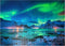 MyPuzzle 500 Piece Jigsaw Puzzle - Aurora Borealis Over Sea Coast, Northern Lights in Norway