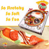 Sets Stretcheez Pizza - Play Food for Kids - Stretchy Pretend Food & Toppings - Mix & Match - Collect Them All - Works