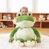Giant Frog Stuffed Animal Plush Toy - 30 Inches Green Jumbo Cute Soft Toy for Kids and Girls