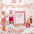 PRESTIGE Mimosa Bar Kit, Bridal Shower Decorations, Rose Gold Bachelorette Party Decor, Brunch & Bubbly Sign