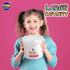 4 LB Milky Butter Slime Bucket Gift for Girls, FunKidz 64 FL OZ Soft White Scented Slime Kit with 29 Add-Ins for Kids
