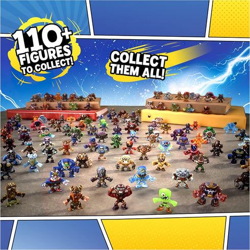 Battle Pack with 35 Collectible Figures - Launcher and Playset for Kids Ages 5 and Up (Styles May Vary)