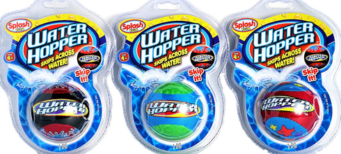 JA-RU Water Skip Ball (8 Pack) Bouncy Hopper Ball for Swimming Pool, Lake & Beach Fun Summer Outdoor Toys