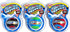 JA-RU Water Skip Ball (8 Pack) Bouncy Hopper Ball for Swimming Pool, Lake & Beach Fun Summer Outdoor Toys