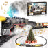 Funwee Electric Train Toy with Smoke,Lights and Sound,Train Set for Under Christmas