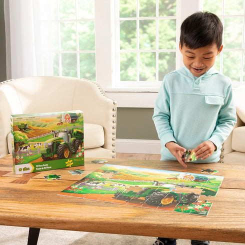 John Deere Farm Kids Puzzle, 70 Piece Toddler Learning Toys with Large Durable Pieces for Ages 4 and Up