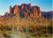MyPuzzle The Superstition Mountains and Sonoran Desert Landscape at Sunset - Premium 500 Piece Jigsaw Puzzle