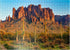 MyPuzzle The Superstition Mountains and Sonoran Desert Landscape at Sunset - Premium 500 Piece Jigsaw Puzzle