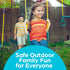 Set Swingset 2 Pack Jungle Gym Kingdom Swing for Outdoor Swing - Swing Seat Replacement Kit with Heavy Duty Chains