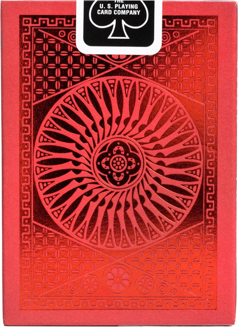 Tally-Ho MetalLuxe Playing Cards - Red