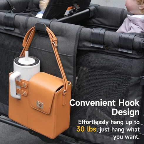 W4 (4 W4 Forward-Facing Bus-Style Seating Upgrade Stroller Wagon Support Bar Compatible with Wonderfold Elite/Luxe