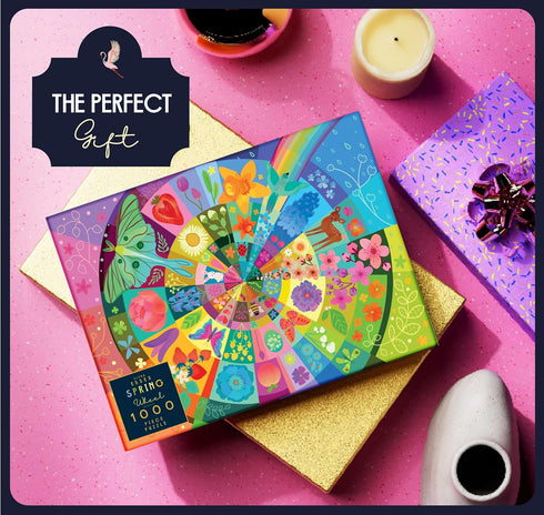 1000 1000 Summer 28 20 inches Elena Essex Puzzles Pieces - Spring Wheel, Jigsaw Puzzles Pieces, Spring Puzzle, Color