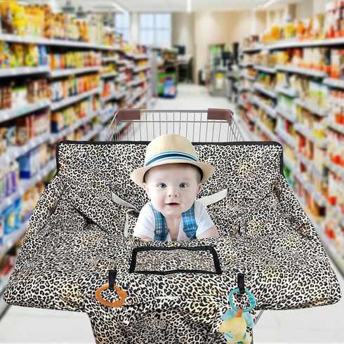 gxfcymxbd Baby,2-in-1 Shopping Cart Cover for High Chair Cover with Portable Cloth Bag,Cart Seat Pad for Babies Grocery