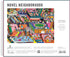 Galison Novel Neighborhood 1000 Piece Foil Puzzle, Bright Literature and Iconic Books Artwork for Adults