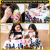 Set 42PCS, 15 4 (2 oz JOYIN Washable Tempera Paint for Kids Non Toxic Liquid Paint with Brushes and Palettes - Art