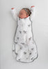 Amazing Baby Muslin Sleeping Sack, Zebra, Black, Large, Wearable Blanket with 2-way Zipper , Large 12-18 Month