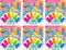 JA-RU Mini Gummi Bears Pencil Toppers for Kids (6 Pack, 6 Bears