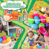 24PCS 3D Printed Mini Animals with Storage Plastic Eggs, Forest Animal with Articulated Fidget Sensory Toys Inside