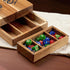 Wooden Magnetic Dice Tower with Dice Tray for Dungeons and Dragons - Portable Dice Roller Tower for Tabletop RPG Games