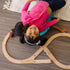 Set (22 Melissa & Doug Classic Wooden Figure Eight Train pcs)