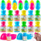 JOYIN 24 Pcs Prefilled Easter Eggs Bubble Wands for Kids Party Favors,
