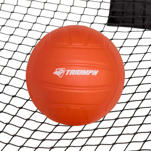 Triumph Sports Rallyball Set, Includes Net Target, Two 3.5" Balls, One 5" Ball, Inflating Pump and Carry Bag