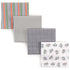 Luvable Friends Unisex Baby Cotton Flannel Receiving Blankets, Dog, 4-Pack, One Size