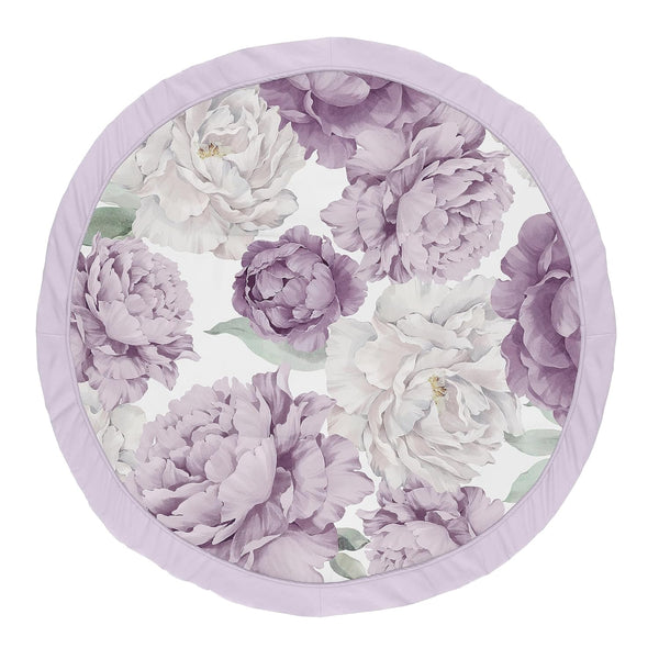 Sweet Jojo Designs Lavender Purple Boho Shabby Chic Floral Girl Baby Play