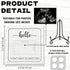 Ivory White Wooden Pregnancy Announcement, Something Beautiful Is Loading, Ultrasound Frame Keepsake Box, Baby Birth