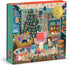 Galison 500 Piece Season's Reading Jigsaw Puzzle - Cozy Christmas Bookshop Scene with Gold Foil Accents