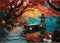 Puzzles for Adults 1000 Pieces, Japanese Fall Kyoto Landscape, Lake Nature 1000