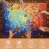 1000 27.5"x19.6" Hopgo Piece Puzzle for Adults, Colorful Gradient Rainbow Jigsaw Puzzle, Art Painting Difficult Puzzles