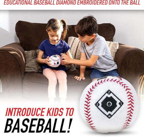 Franklin Sports Kids Soft Plush Balls | NFL MyFirst Football & Stuffed Plush Toy for Kids - Fun Room Decoration