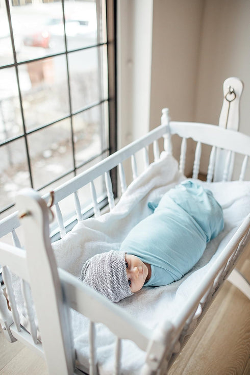 Copper Pearl Baby Swaddle Blanket - Premium Knit Baby Blanket, Large Soft Stretchy Receiving Blankets for Baby Boy